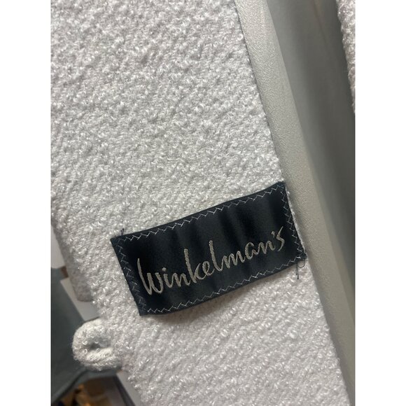 Winkleman's Vintage 50's Ivory White Wool Coat with Fur Collar - Picture 8 of 10